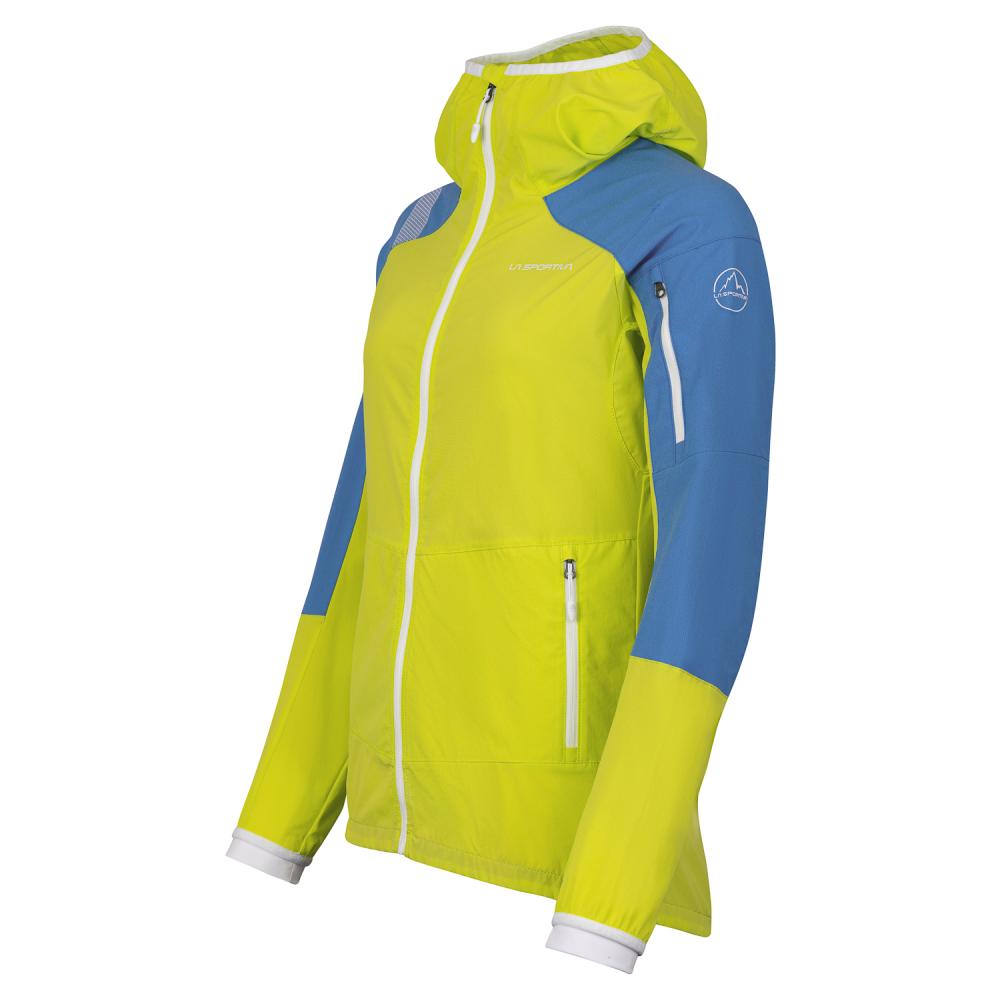 Softshell Jacket Light Albigna Woman Citrus/Cobalt Blue