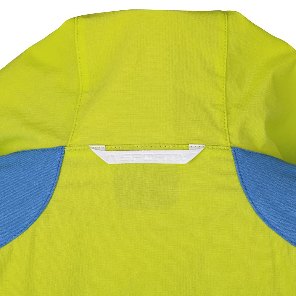 Softshell Jacket Light Albigna Woman Citrus/Cobalt Blue