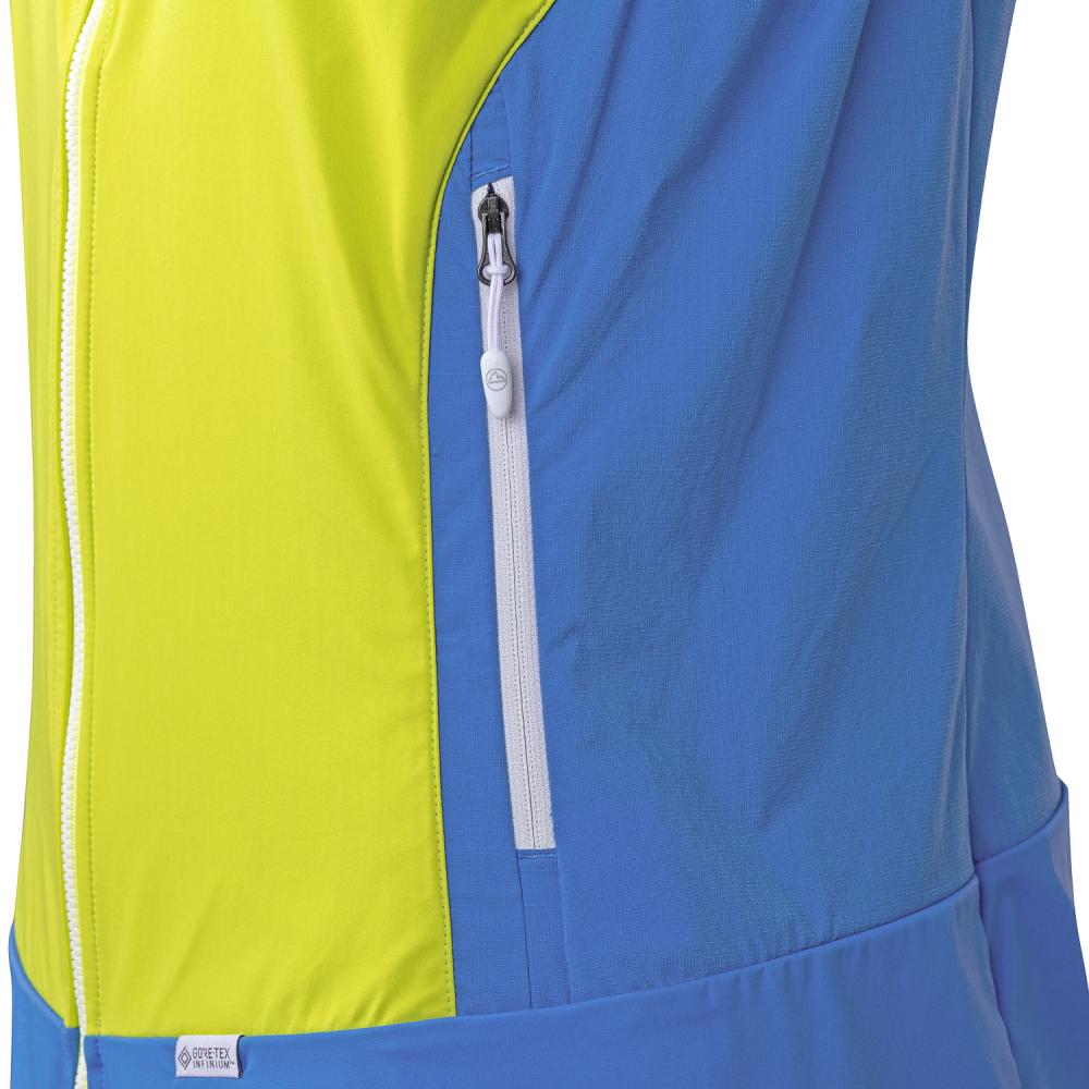 Softshell Vest Woman Cobalt Blue/Citrus