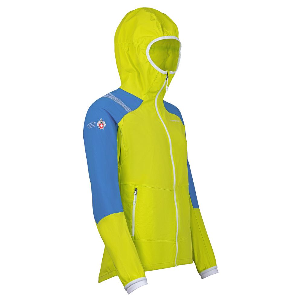 Softshell Jacket Light Albigna Woman Citrus/Cobalt Blue